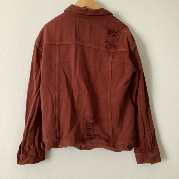 Sky & Sparrow Rust Button Up Jacket Size L - Picture 5 of 7